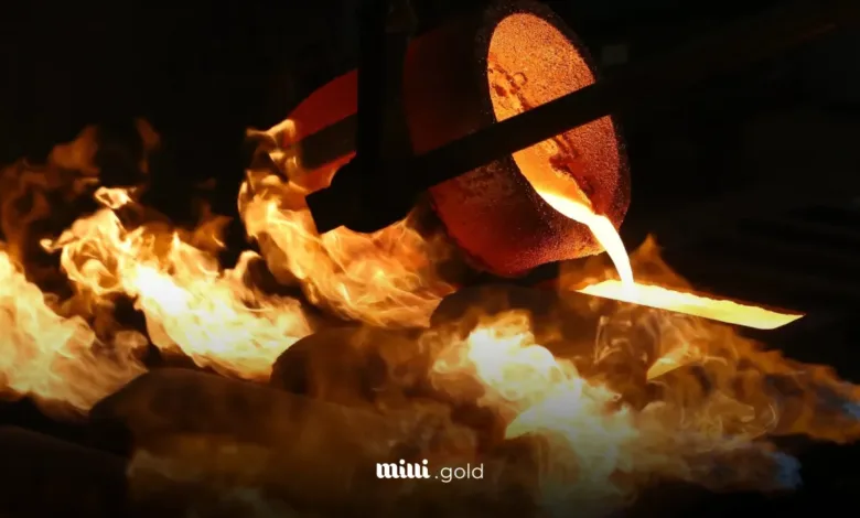 طلای آب شده