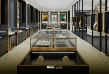 نحوه چیدمان ویترین طلافروشی