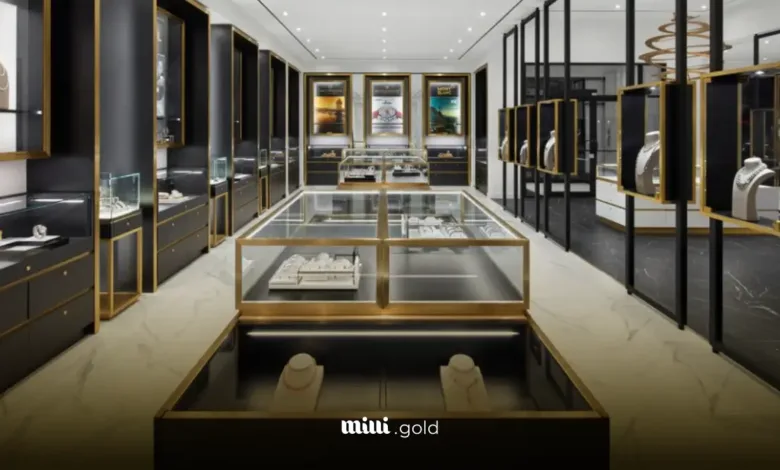 نحوه چیدمان ویترین طلافروشی