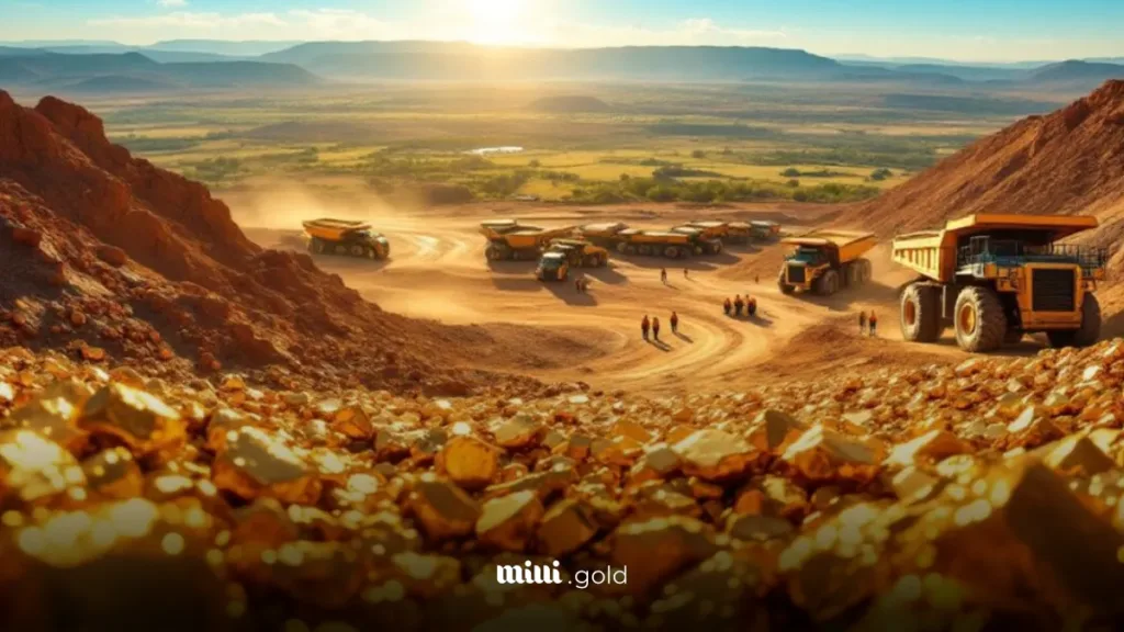 کشورهای تولیدکننده طلا