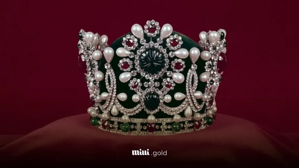 تصویر تاج فرح پهلوی