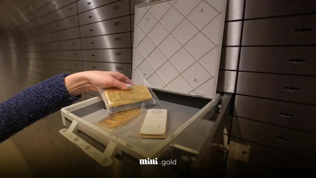 نگهداری طلا در بانک