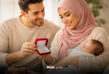 هدیه طلا برای زایمان همسر