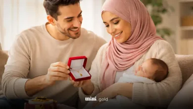 هدیه طلا برای زایمان همسر