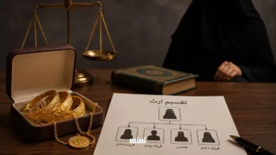 تقسیم ارث طلای مادر