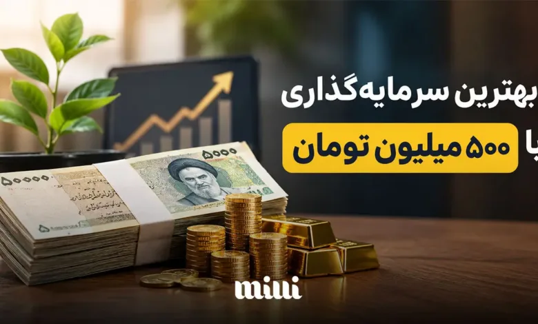 بهترین سرمایه گذاری با ۵۰۰ میلیون تومان