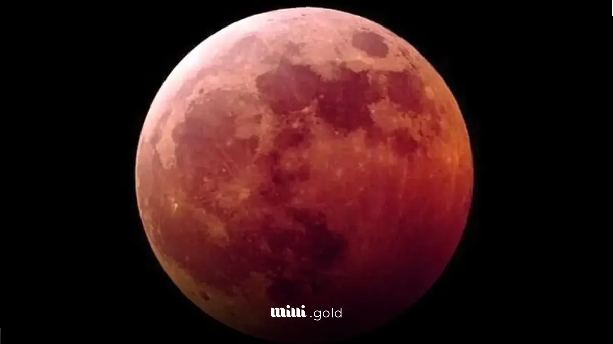 ساعت دقیق ماه گرفتگی امشب ۱۶ شهریور ۱۴۰۴